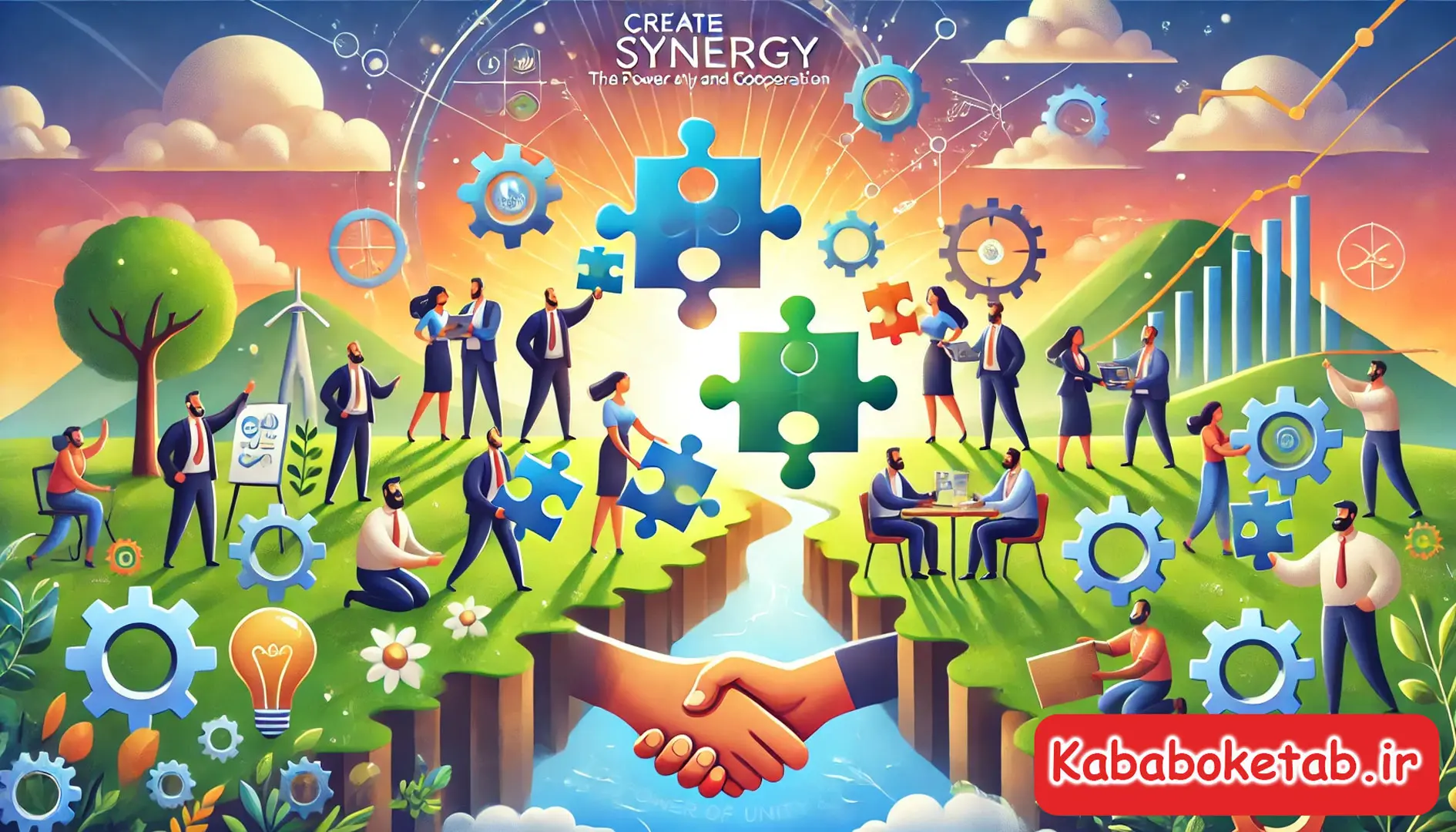 ایجاد همافزایی در زندگی شخصی و حرفهای، بهرهبرداری از تواناییهای جمعی برای دستیابی به اهداف مشترک، مفهومی کلیدی از کتاب هفت عادت مردمان موثر نوشته استفان کاوی