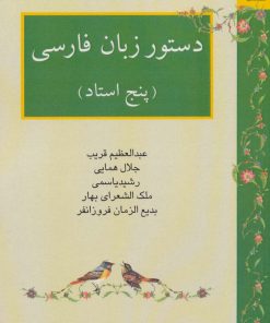 کتاب دستور زبان فارسی | انتشارات ناهید