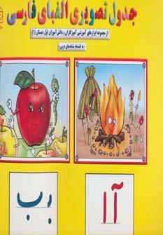 کتاب جدول تصویری الفبای فارسی | انتشارات خانه ادبیات