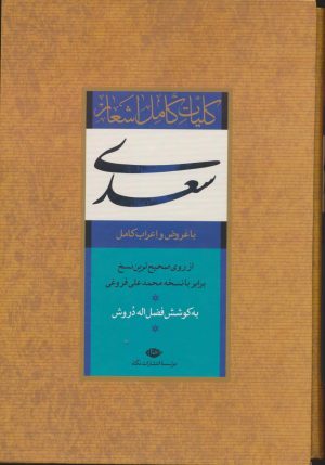 کتاب کلیات کامل اشعار سعدی (باقاب) | انتشارات نگاه