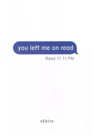کتاب you left me on read | انتشارات آمه