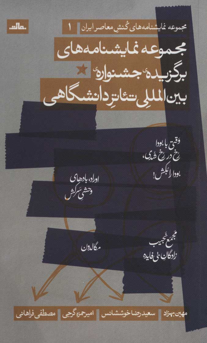 کتاب مجموعه نمایشنامه های برگزیده جشنواره ی بین المللی تئاتر دانشگاهی | انتشارات نشر مات
