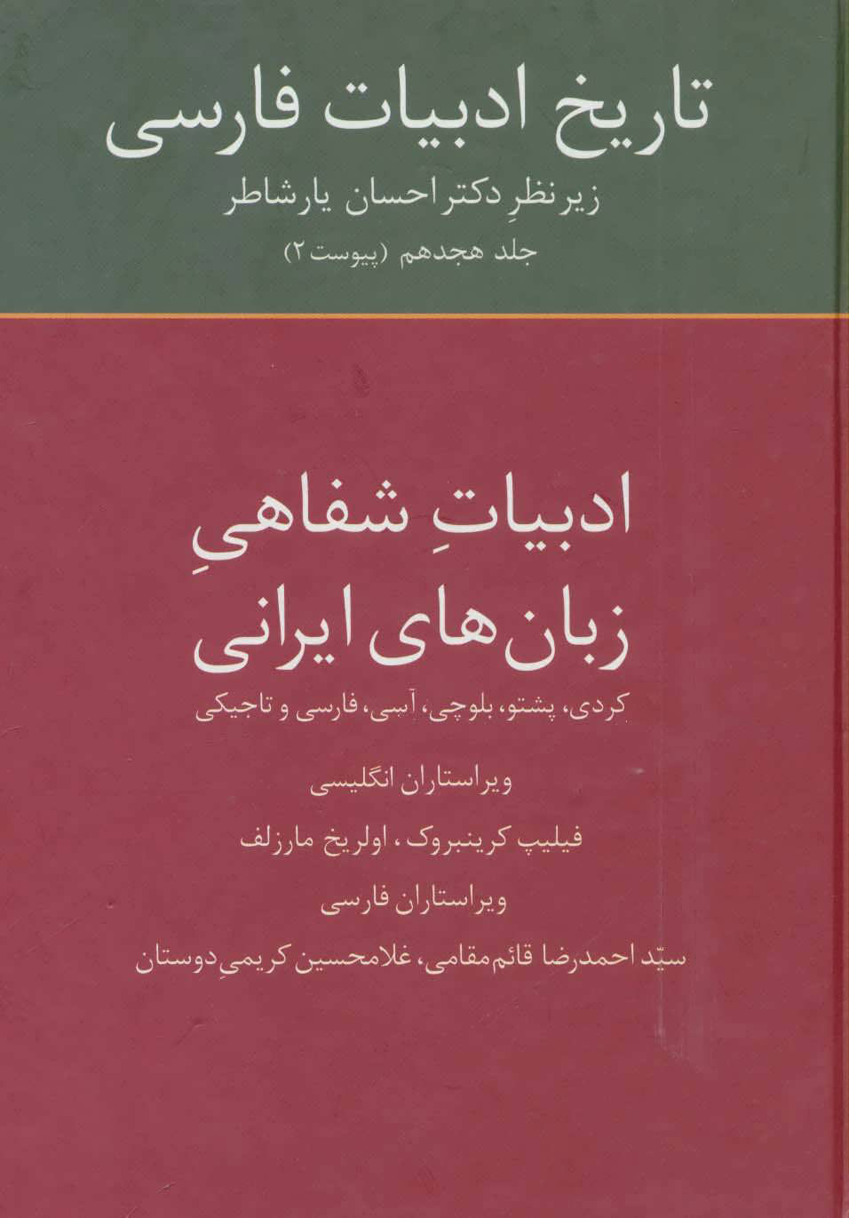کتاب تاریخ ادبیات فارسی 18 | انتشارات سخن