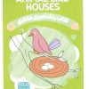 کتاب کتاب رنگ آمیزی فانتزی (طرح ANIMAL BIRD HOUSES،کد 1484) | انتشارات حتمی