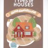 کتاب کتاب رنگ آمیزی فانتزی (طرح TYPES OF HOUSES،کد 1469) | انتشارات حتمی