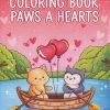 کتاب کتاب رنگ آمیزی COLORING BOOK PAWS A HEARTS (کد 1612) | انتشارات حتمی